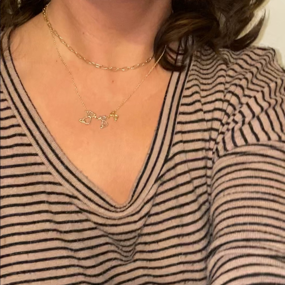 NWOT gold over sterling cat necklace *Moving Sale!